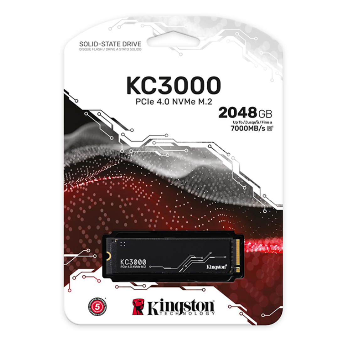 Твердотельный накопитель SSD Kingston SKC3000D/2048G M.2 NVMe PCIe 4.0