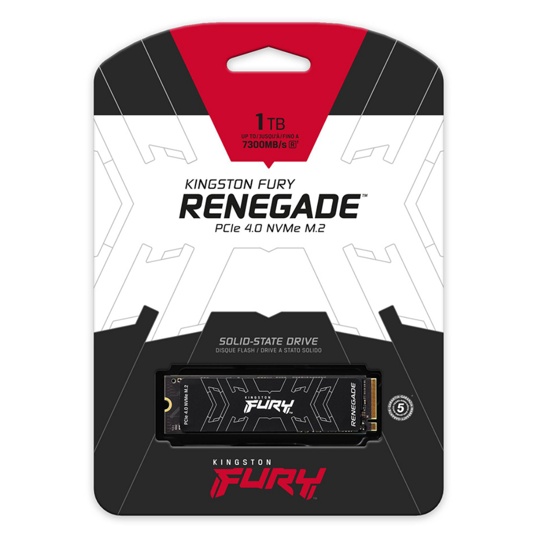 Твердотельный накопитель SSD Kingston FURY Renegade SFYRSK/1000G M.2 NVMe PCIe 4.0 HeatSink