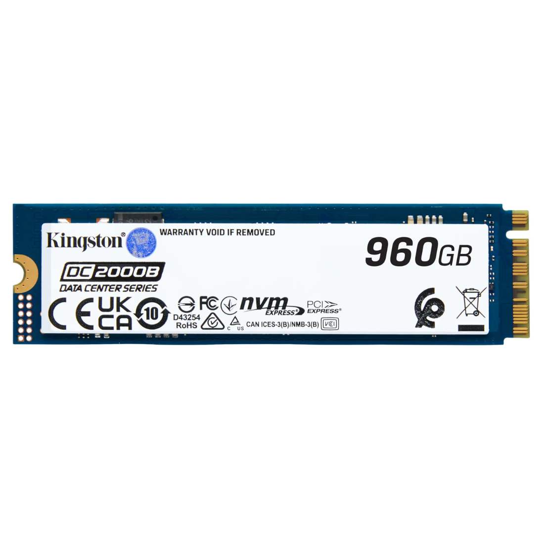 Твердотельный накопитель SSD Kingston DC2000B SEDC2000BM8/960G M.2 NVMe PCIe 4.0x4
