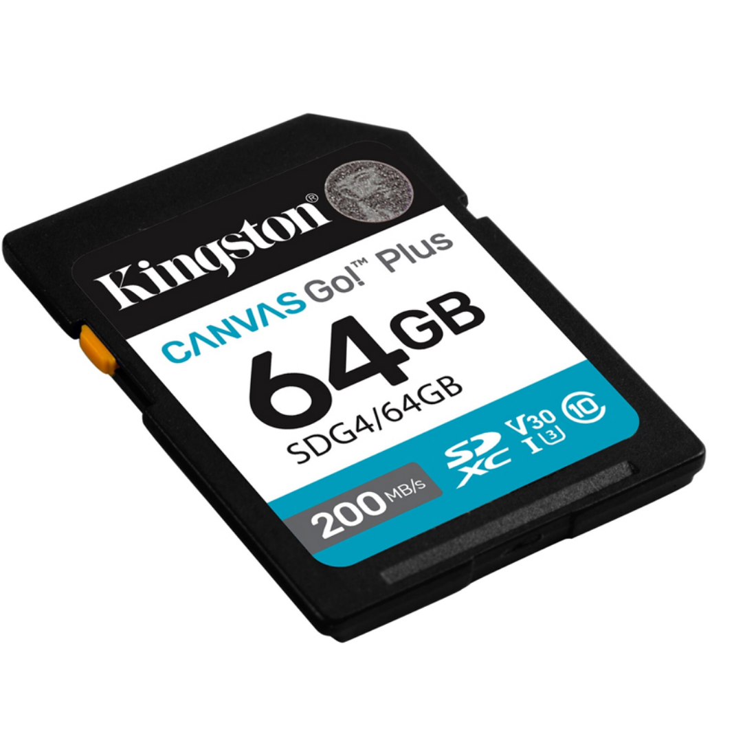Карта памяти Kingston SDG4/64GB Canvas Go Plus Gen4 C10 UHS-I U3 V30 64GB