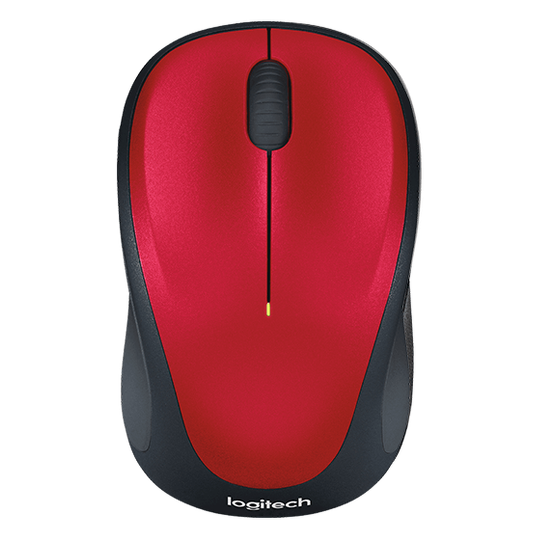 Мышь беспроводная Logitech M235, красная, 1000 dpi, USB-ресивер Unifying