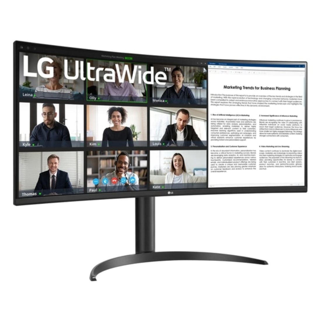 Монитор 34" LG 34WR55QK-B