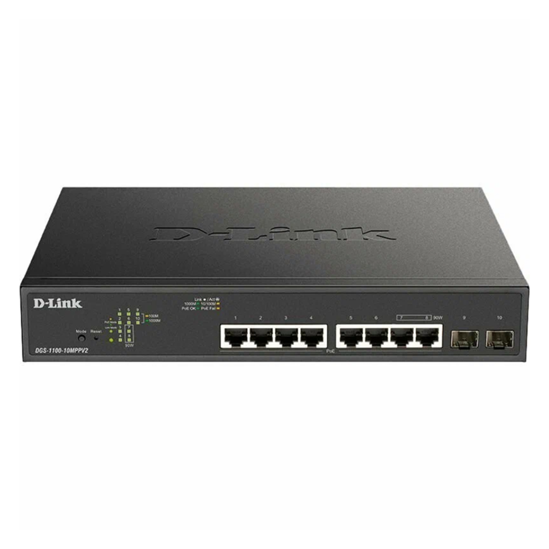 Коммутатор D-Link DGS-1100-10MPPV2/A3A