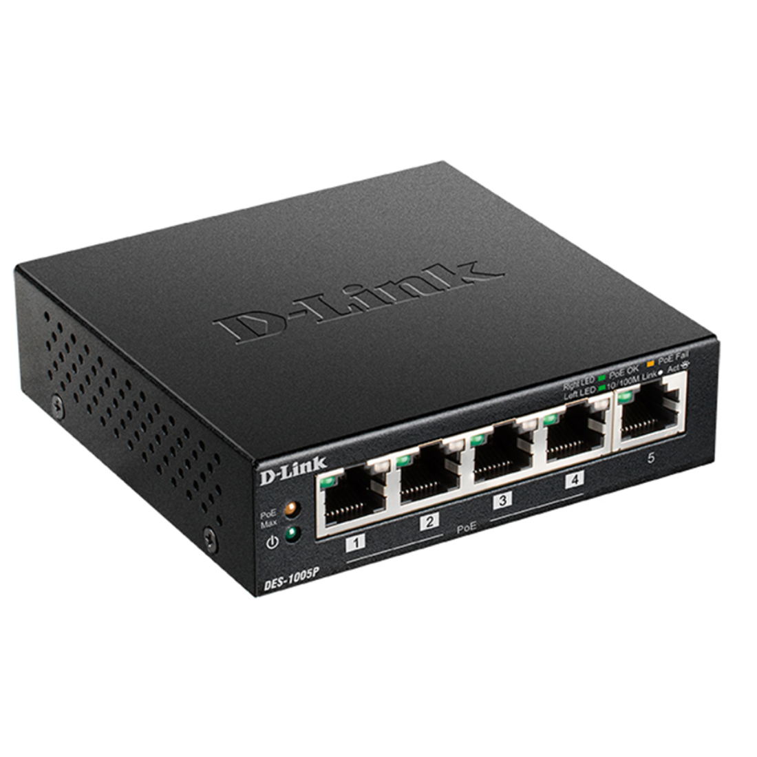 Коммутатор D-Link DES-1005P/B1A