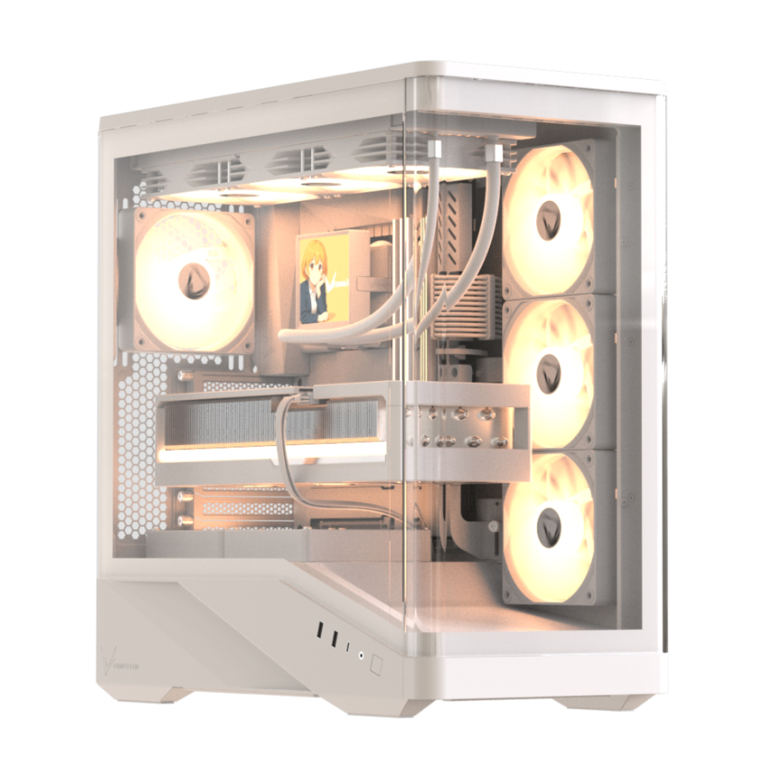Компьютерный корпус Formula V Crystal U9 PA White без Б/П