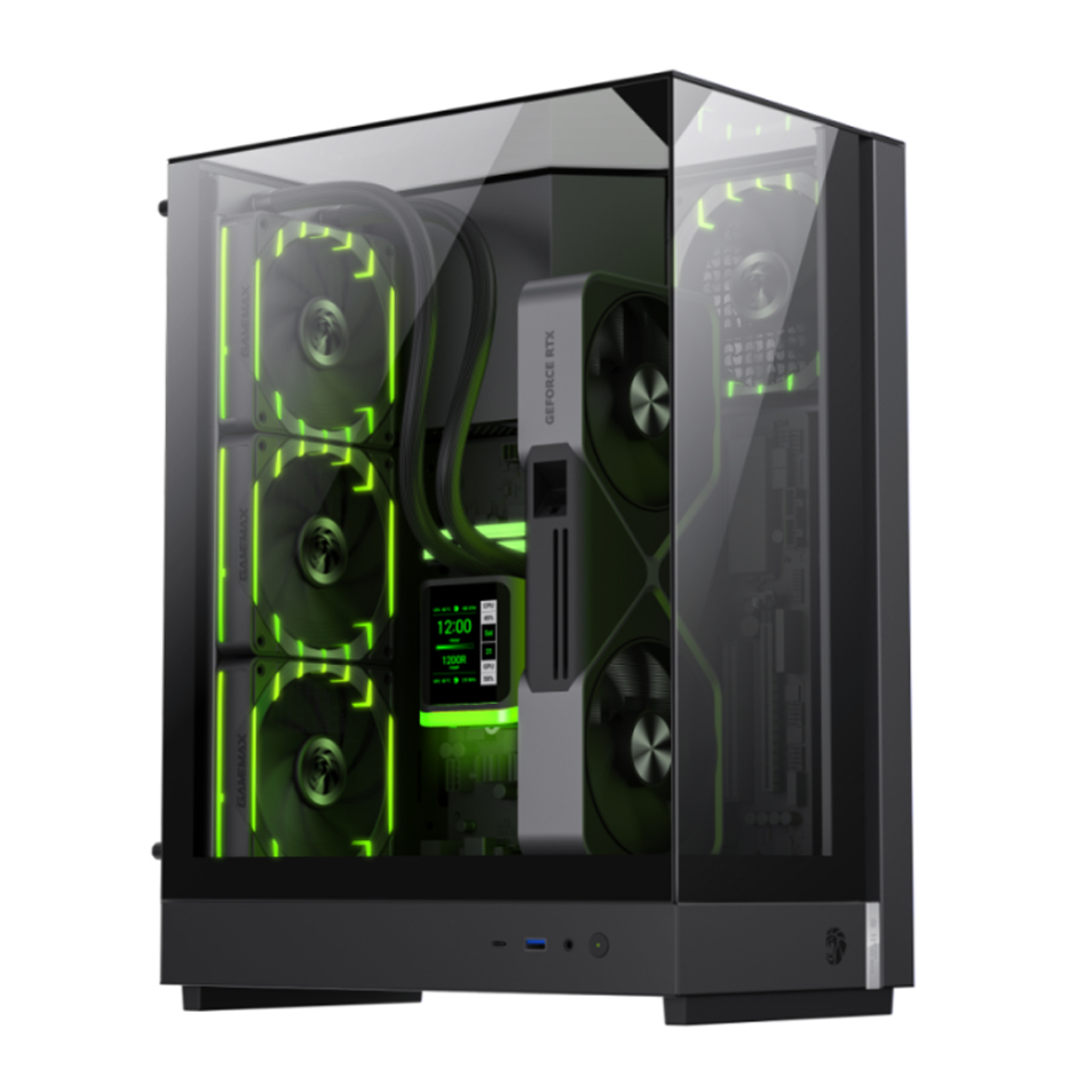 Компьютерный корпус Gamemax T20 Black без Б/П