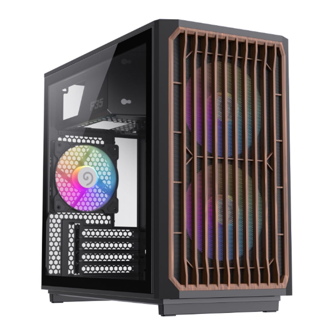 Компьютерный корпус Gamemax F35 BW Black без Б/П