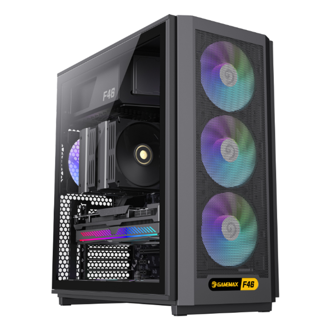 Компьютерный корпус Gamemax F46 Black без Б/П