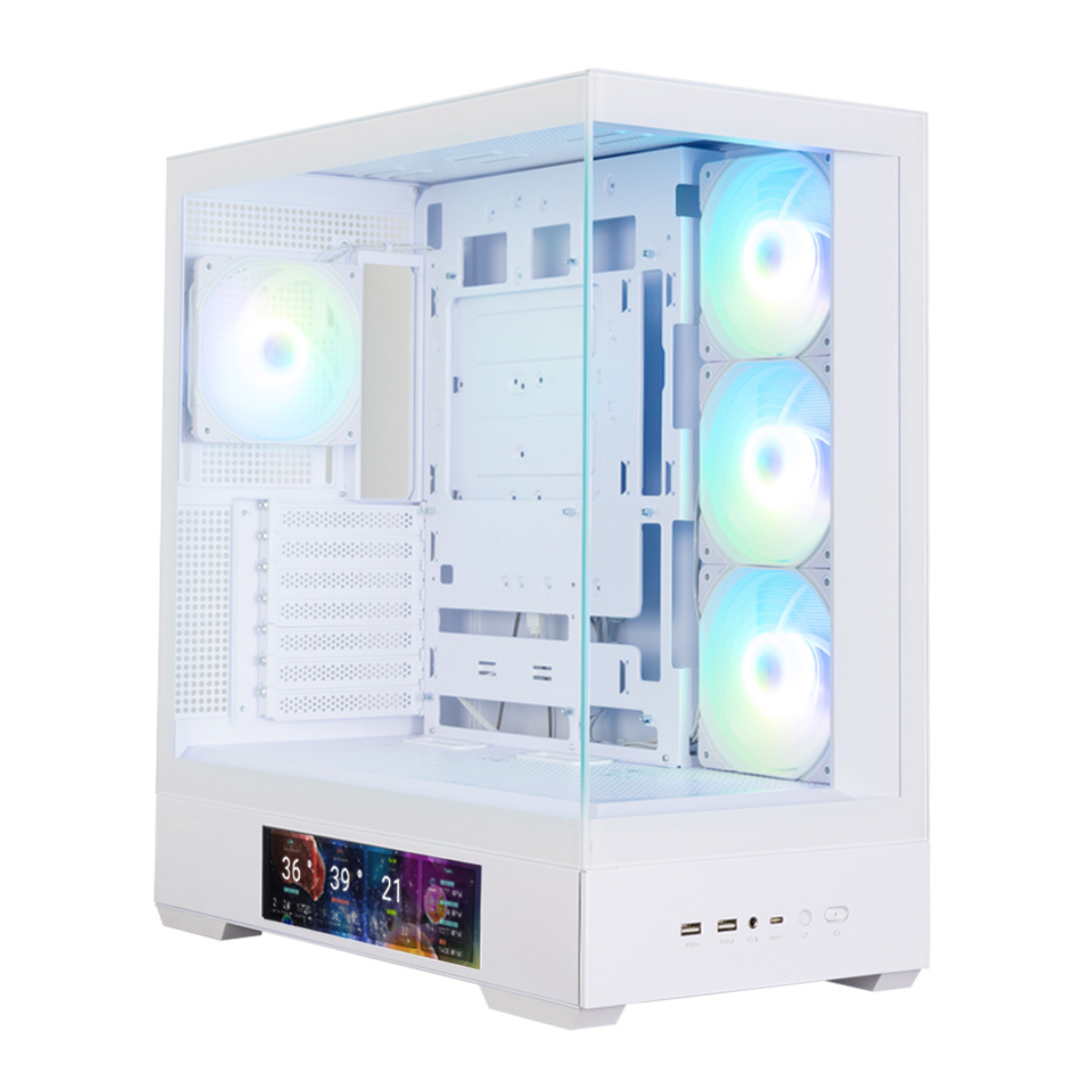 Компьютерный корпус Zalman P40 DS White без Б/П