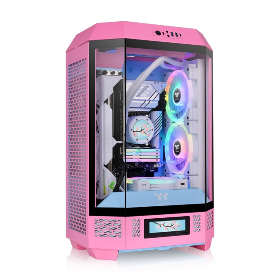 Компьютерный корпус Thermaltake The Tower 300 Bubble Pink без Б/П