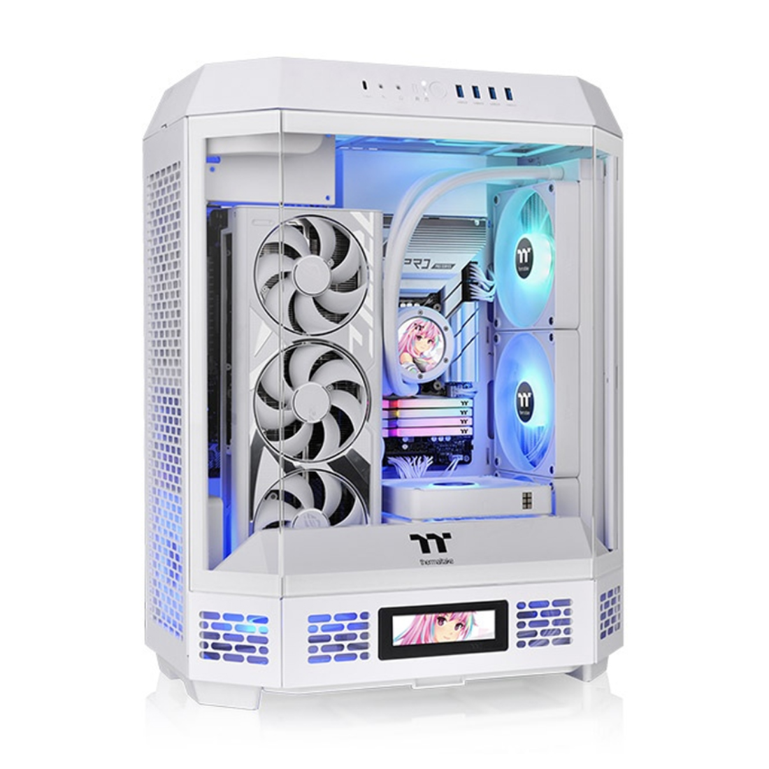 Компьютерный корпус Thermaltake The Tower 600 White без Б/П