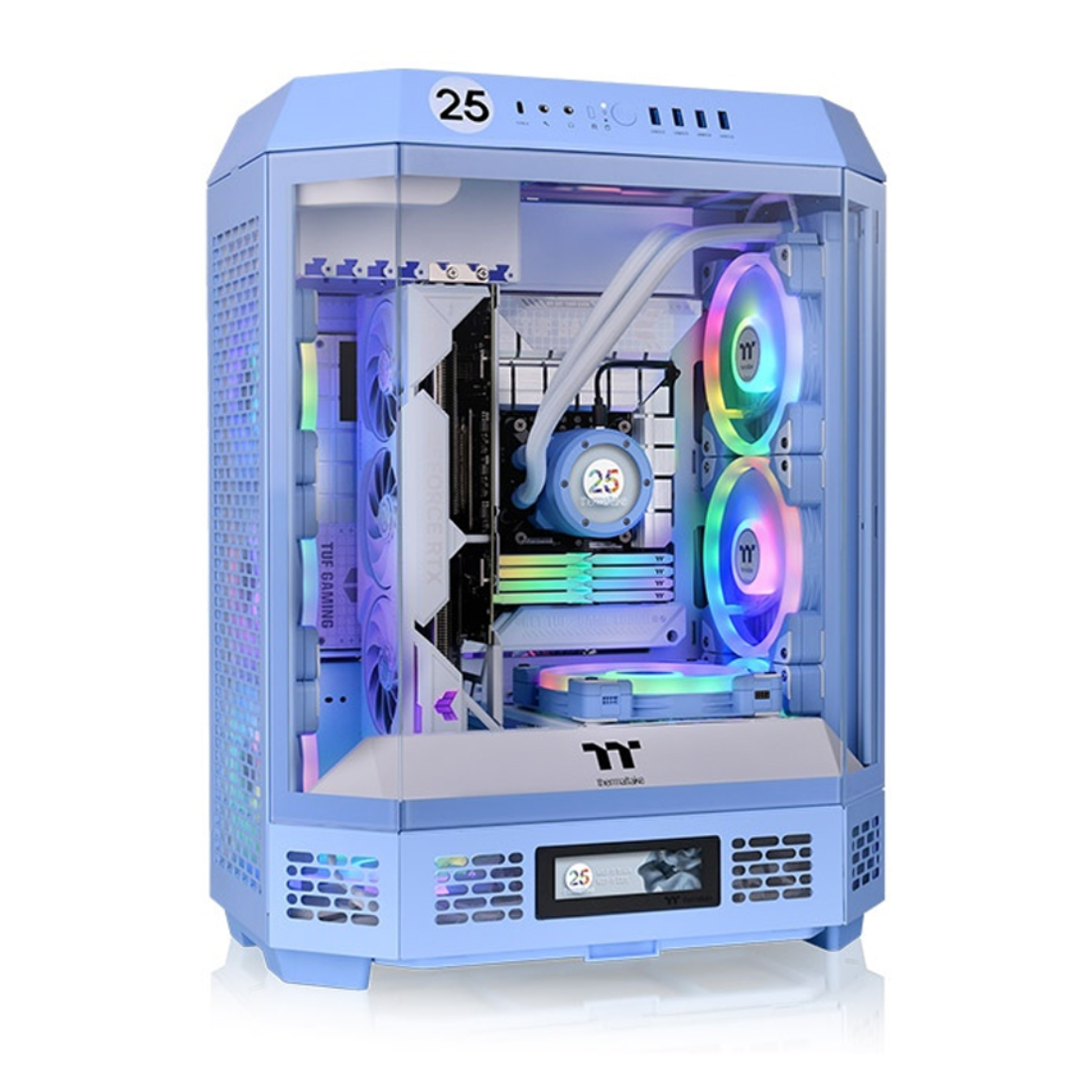 Компьютерный корпус Thermaltake The Tower 600 Hydrangea Blue без Б/П