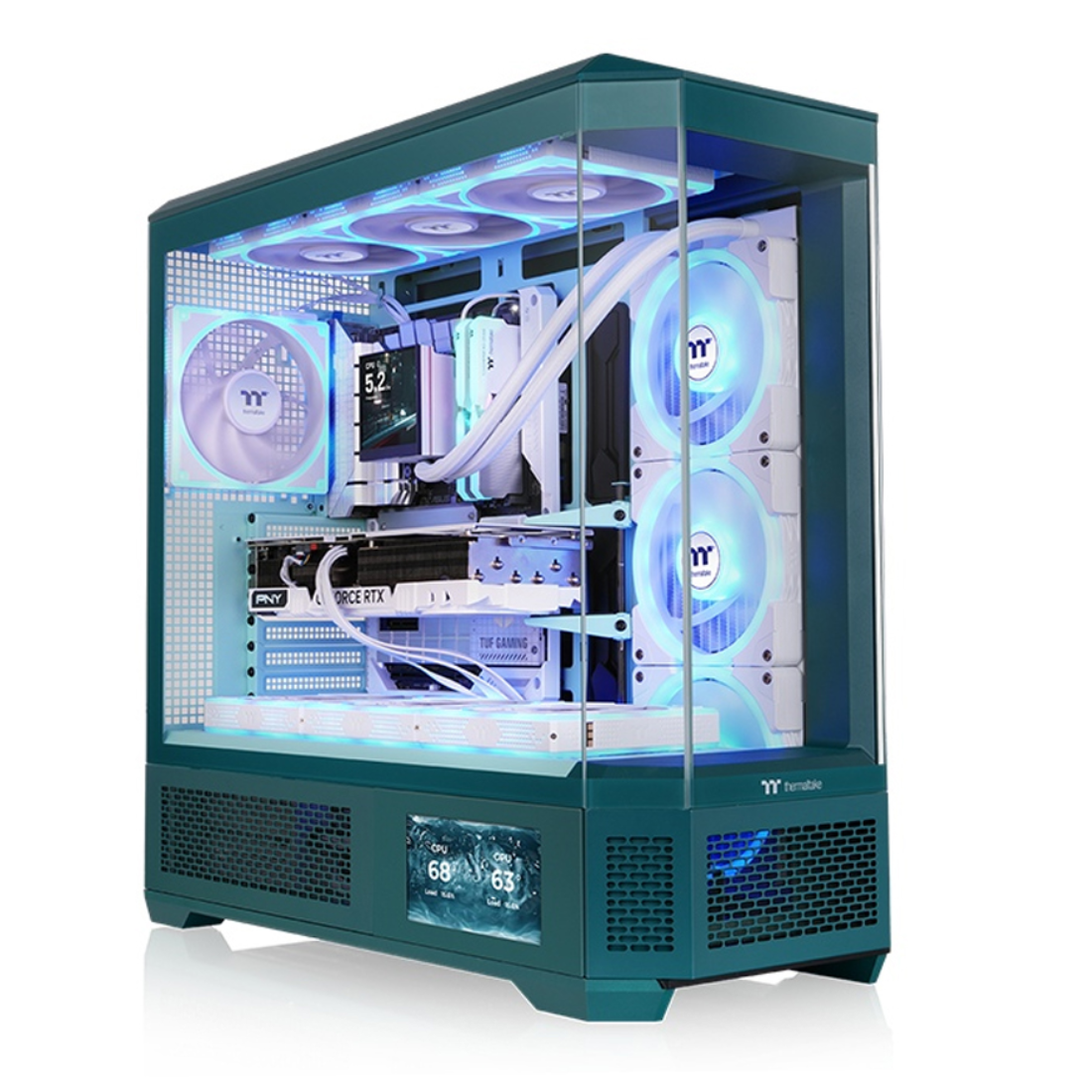 Компьютерный корпус Thermaltake View 600 TG Transformative Teal без Б/П