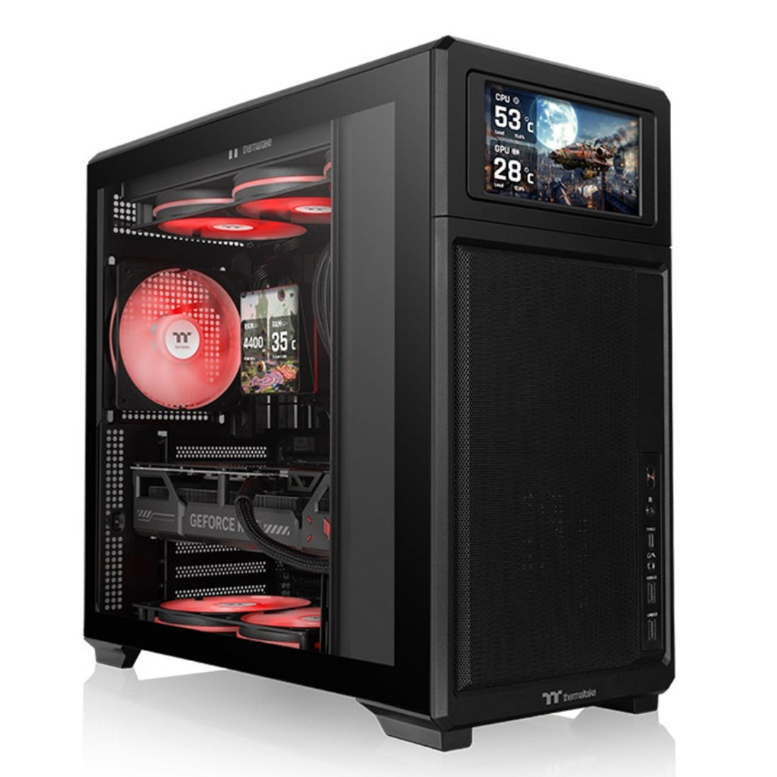 Компьютерный корпус Thermaltake TR300 TG Black без Б/П