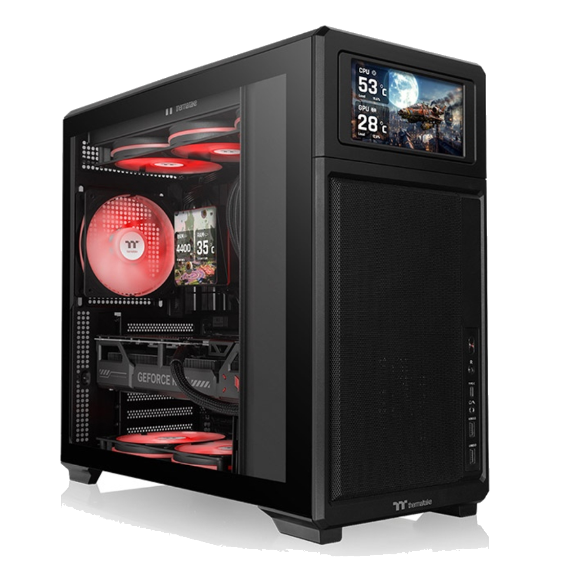 Компьютерный корпус Thermaltake TR300 TG Black без Б/П